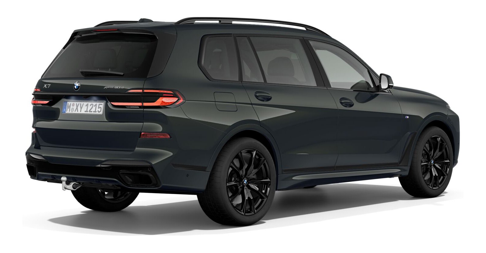 BMW BMW X in Grau von hinten