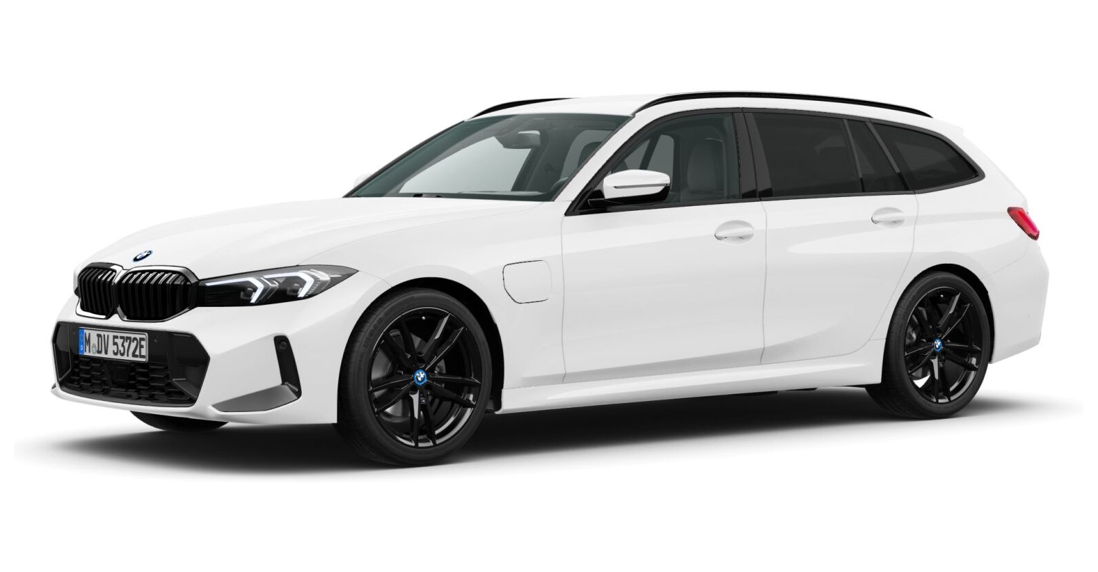 BMW BMW 3er in Weiß von vorne