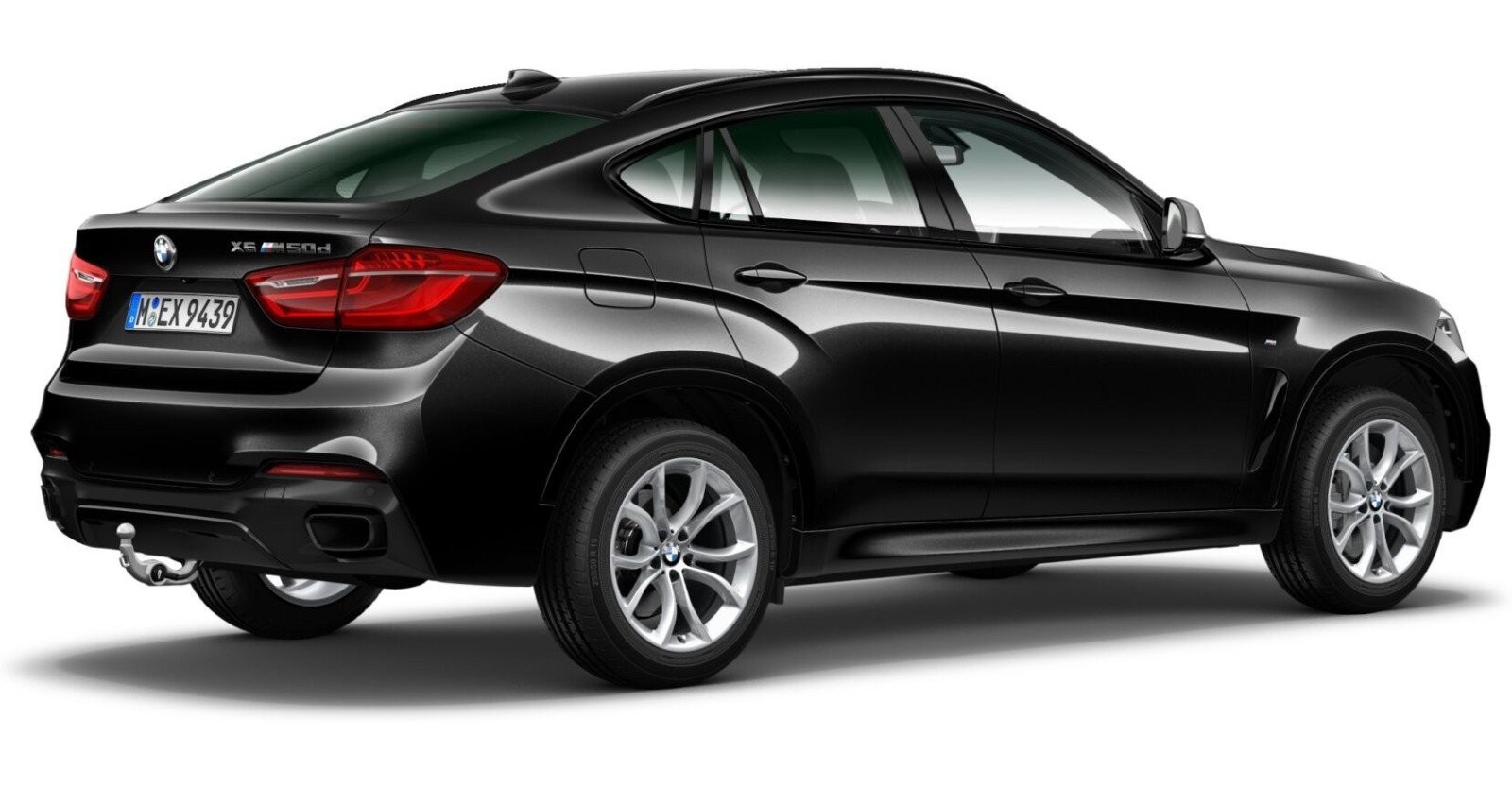 BMW BMW X in Schwarz von hinten BMW BMW X in Schwarz von hinten