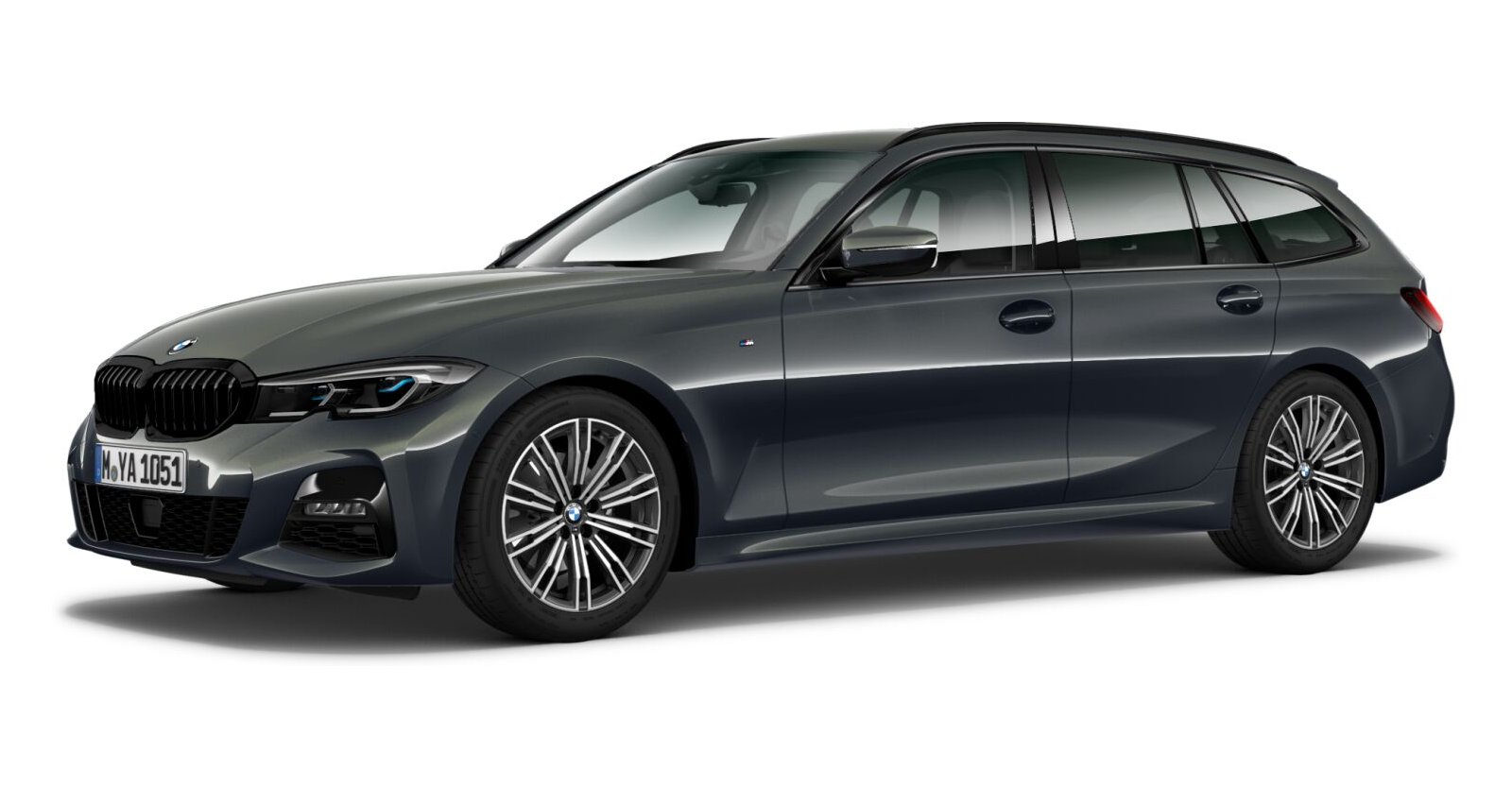 BMW BMW 3er in Grau von vorne