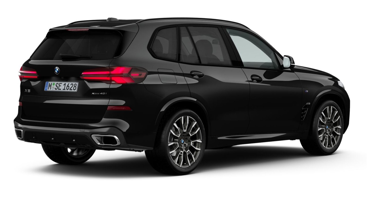 BMW BMW X in Schwarz von hinten BMW BMW X in Schwarz von hinten