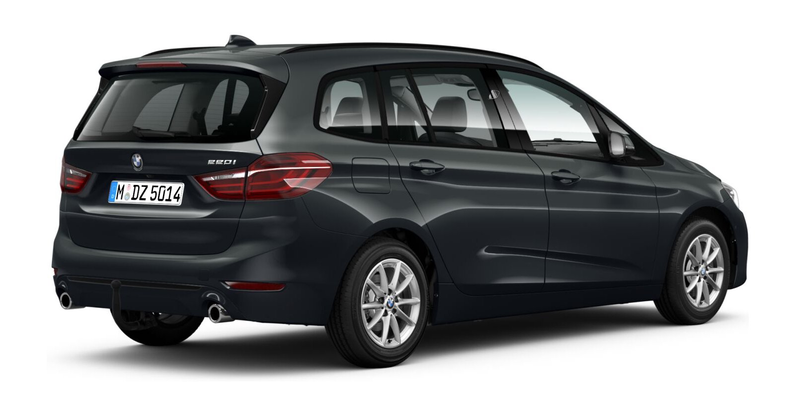 BMW BMW 2er in Grau von hinten BMW BMW 2er in Grau von hinten