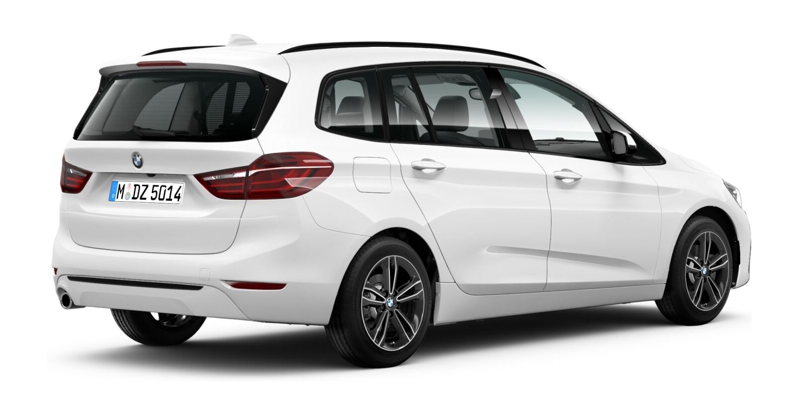 BMW BMW 2er in Weiß von hinten