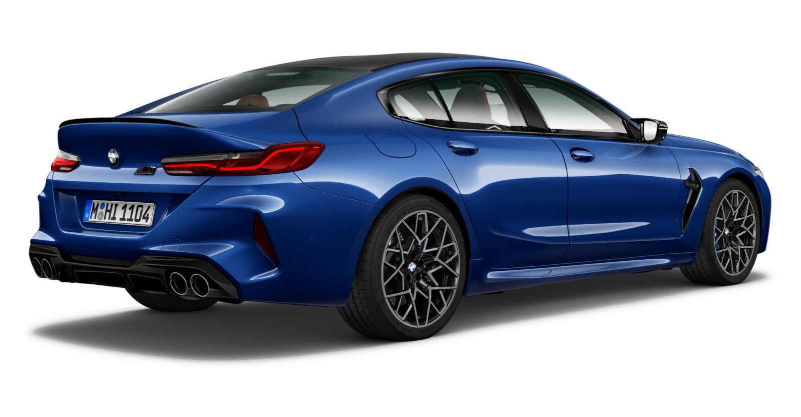 BMW BMW M in Blau von hinten BMW BMW M in Blau von hinten