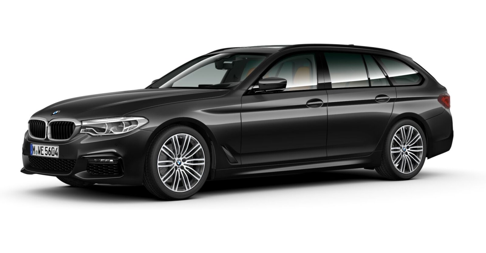 BMW BMW 5er in Grau von vorne