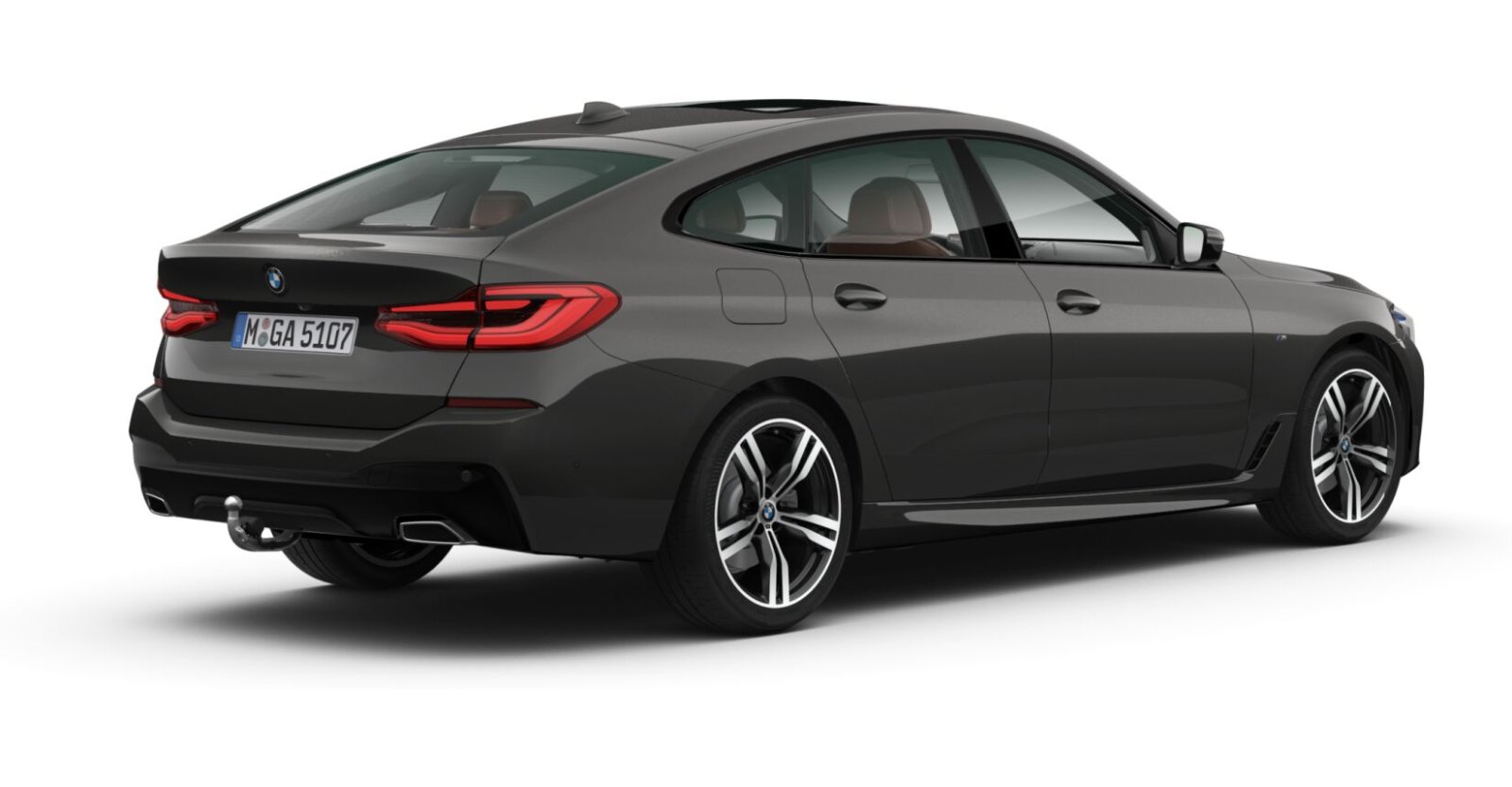 BMW BMW 6er in Grau von hinten BMW BMW 6er in Grau von hinten
