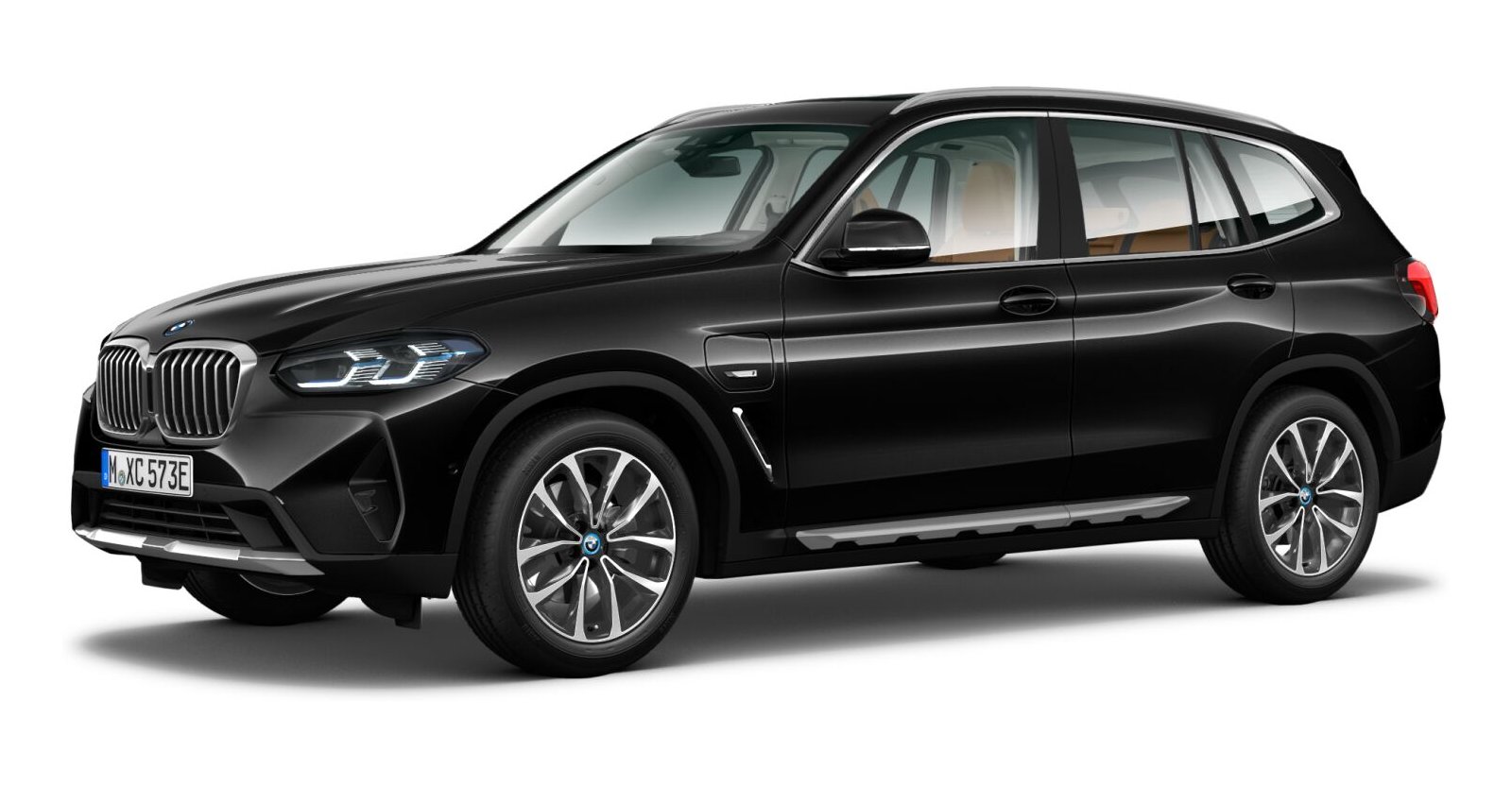BMW BMW X in Schwarz von vorne