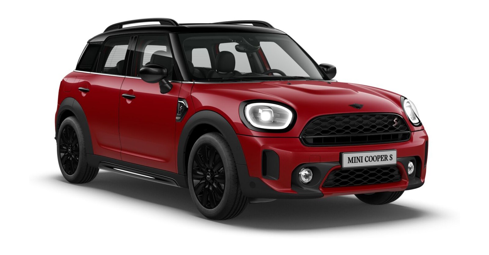 MINI MINI Countryman in Rot von vorne MINI MINI Countryman in Rot von vorne