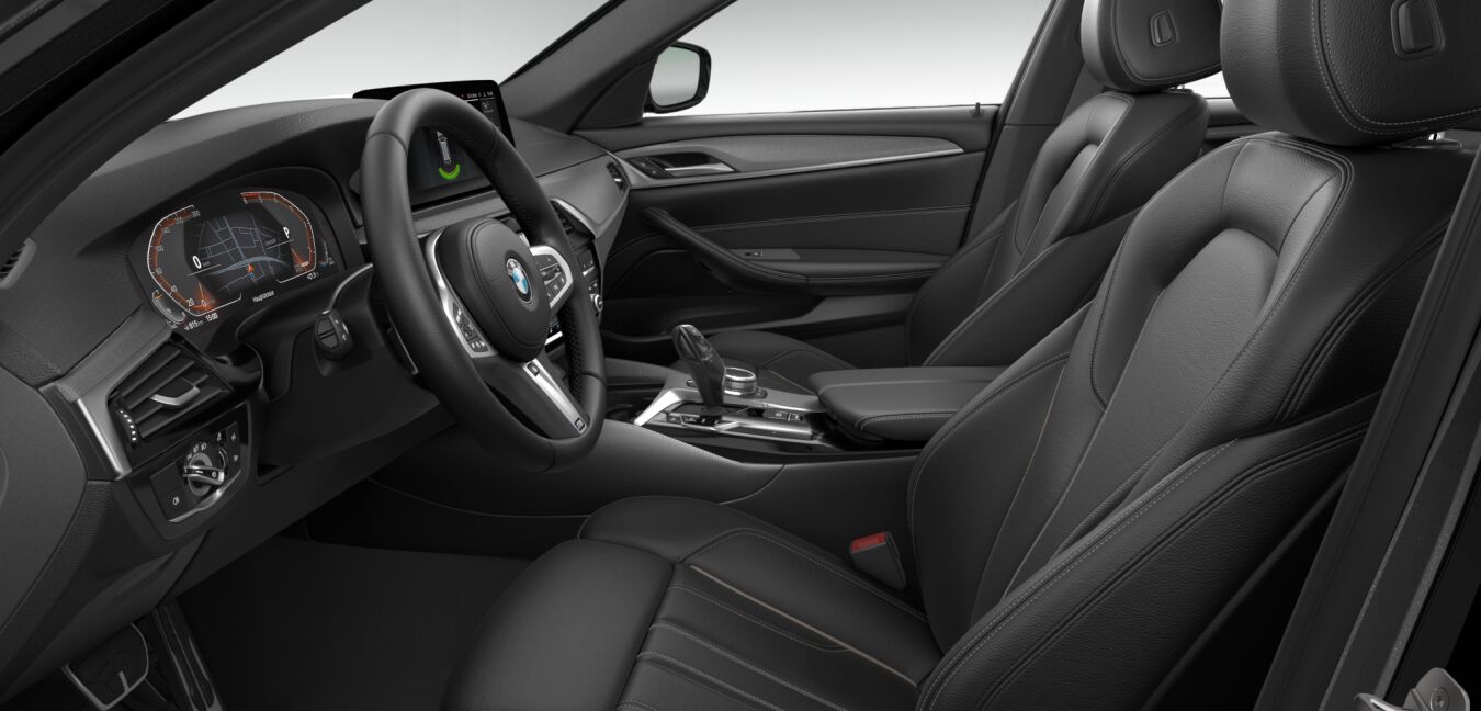 BMW BMW 5er im Innenraum seitlich