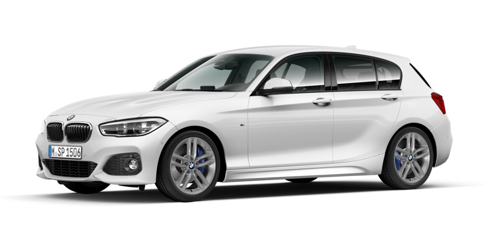 BMW BMW 1er in Weiß von vorne BMW BMW 1er in Weiß von vorne