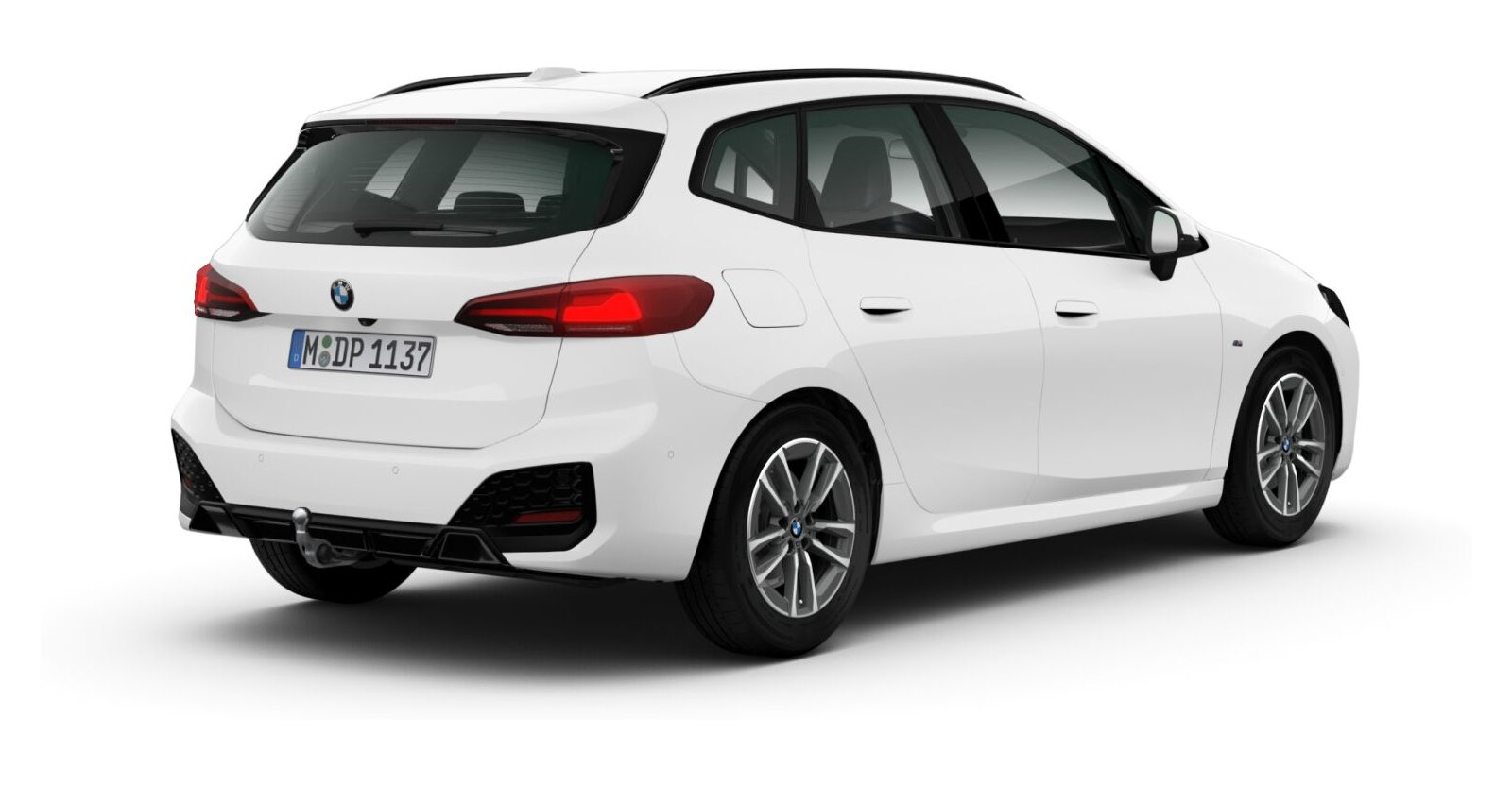 BMW BMW 2er in Weiß von hinten BMW BMW 2er in Weiß von hinten