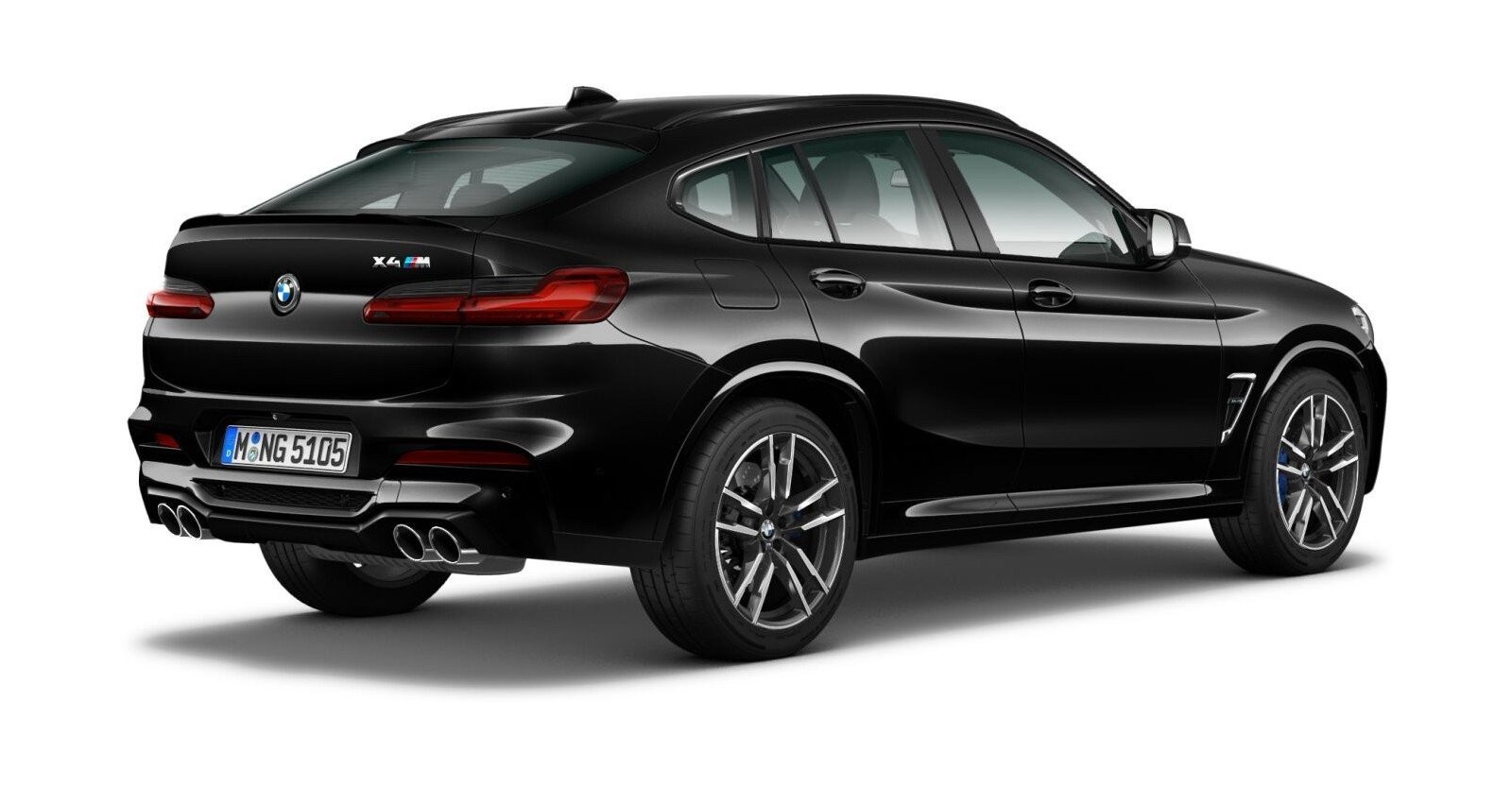 BMW BMW M in Schwarz von hinten BMW BMW M in Schwarz von hinten