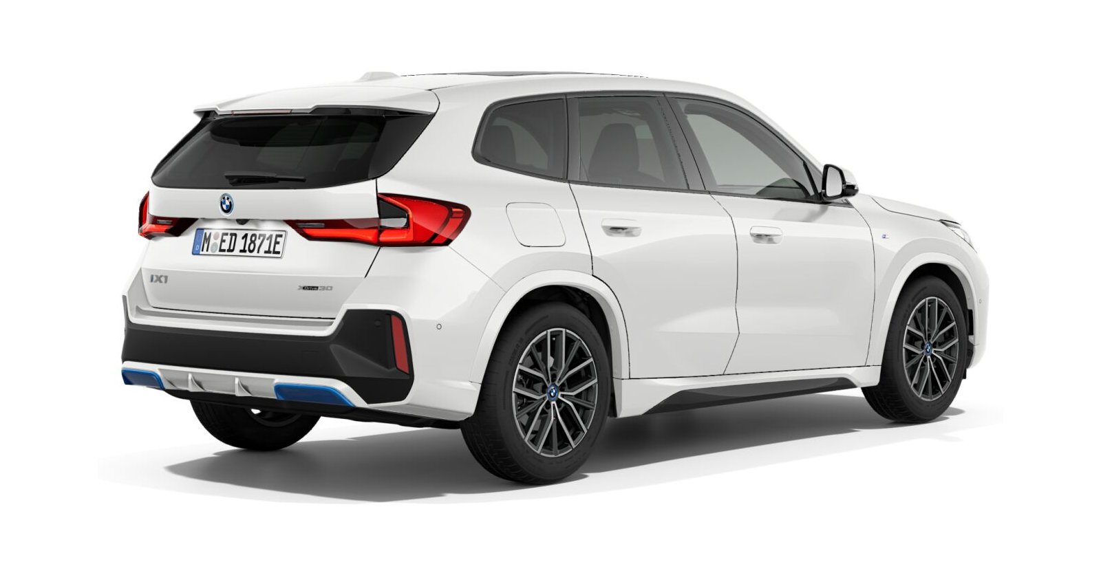 BMW BMW I in Weiß von hinten