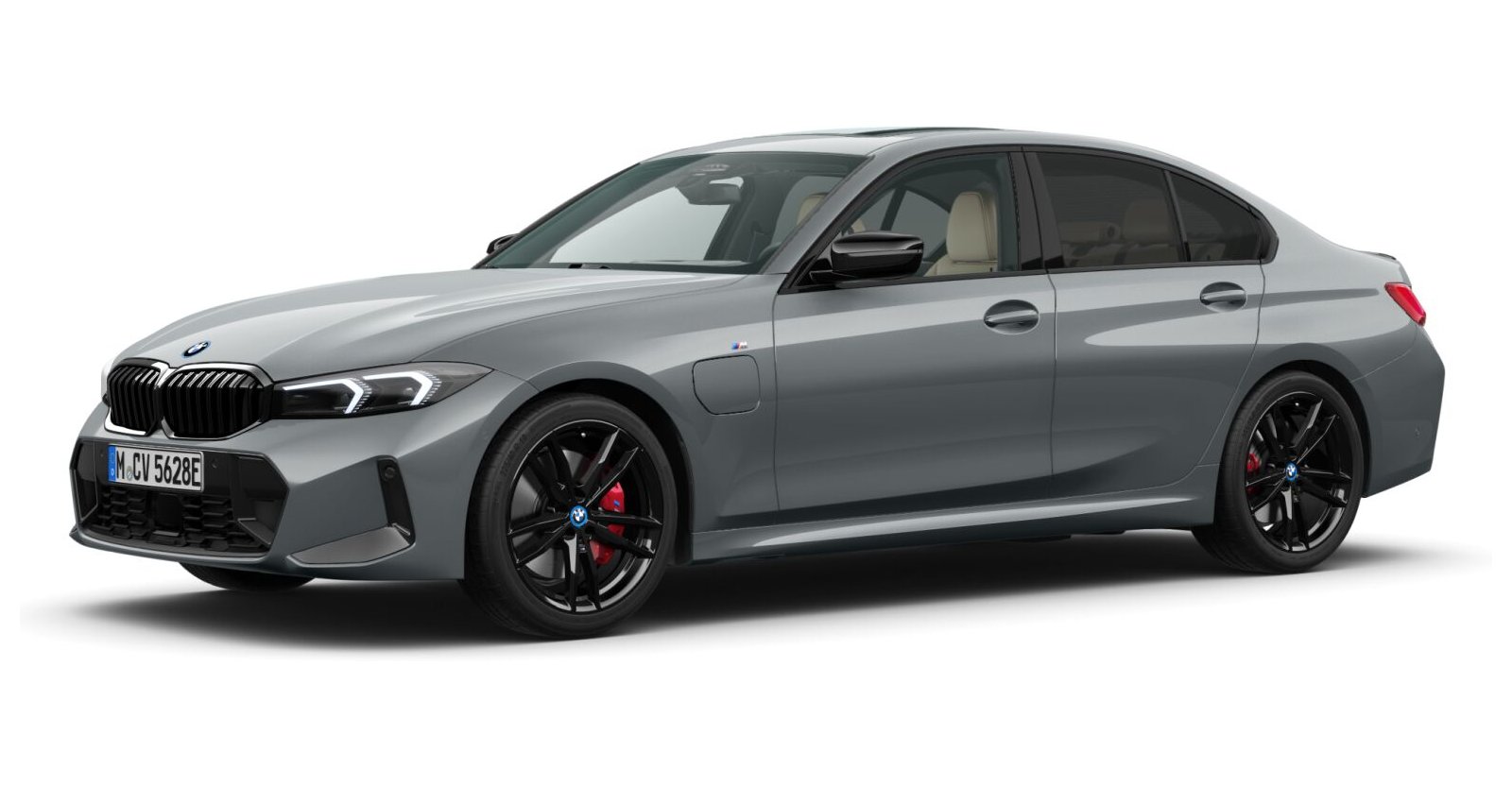 BMW BMW 3er in Grau von vorne