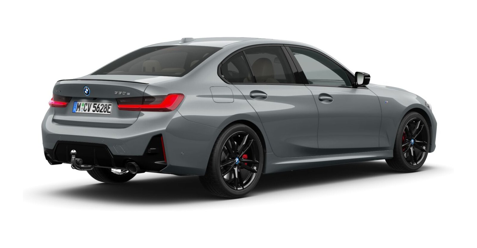 BMW BMW 3er in Grau von hinten