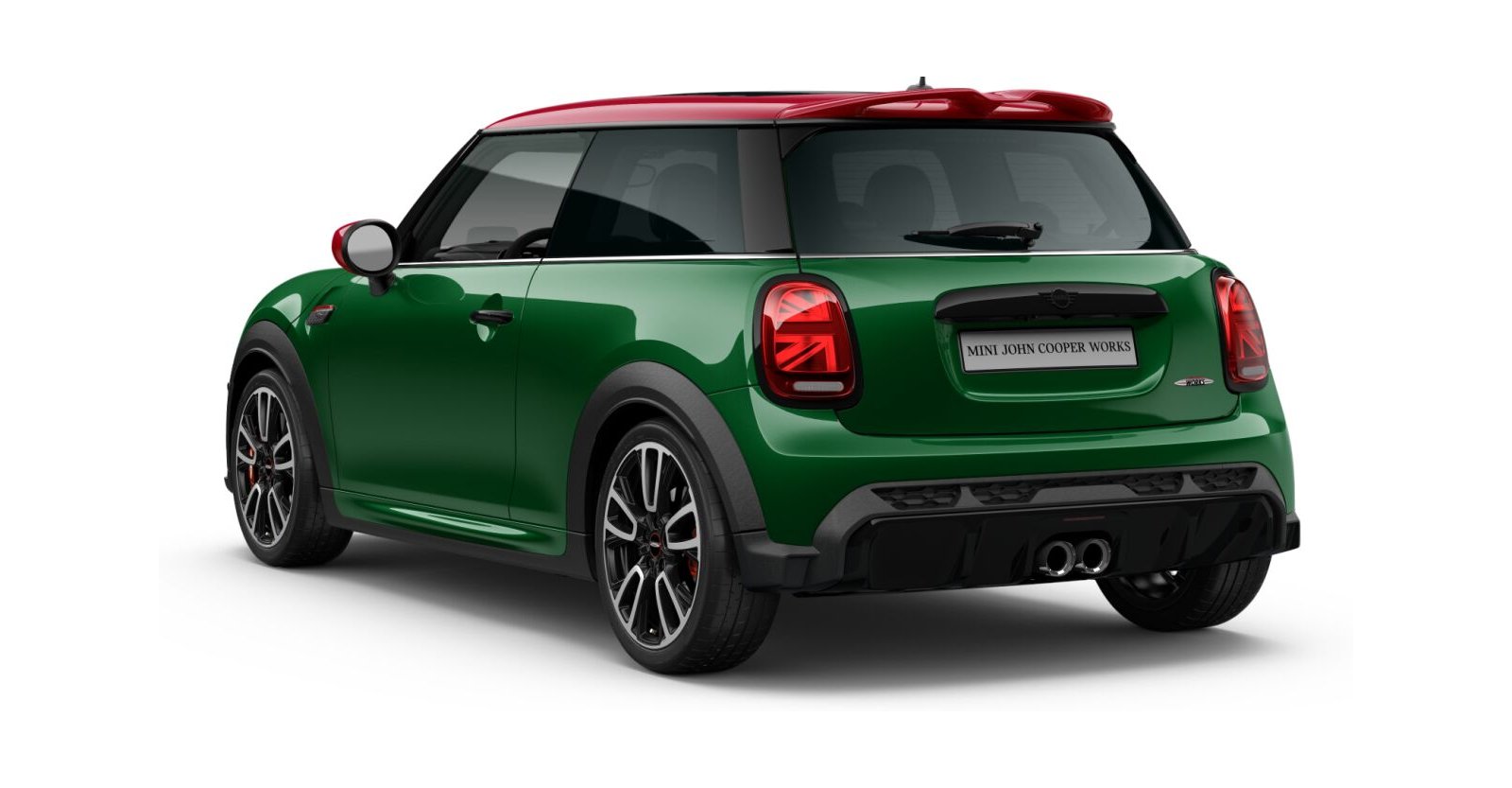 MINI MINI 3-Türer in Grün von hinten