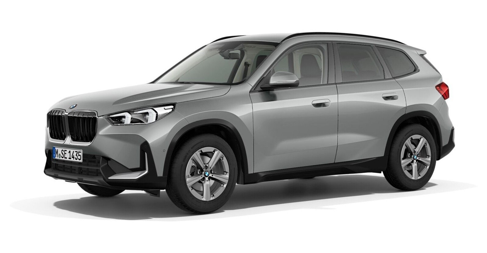 BMW X1 sDrive18i in Grau von vorne BMW X1 sDrive18i in Grau von vorne