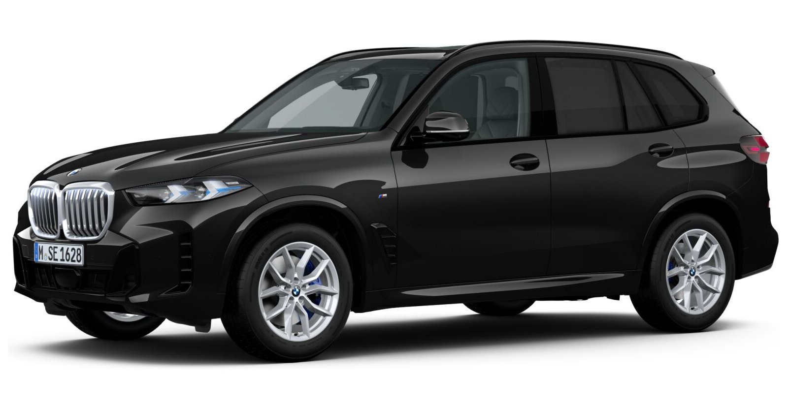 BMW X5 xDrive30d in Schwarz von vorne BMW X5 xDrive30d in Schwarz von vorne