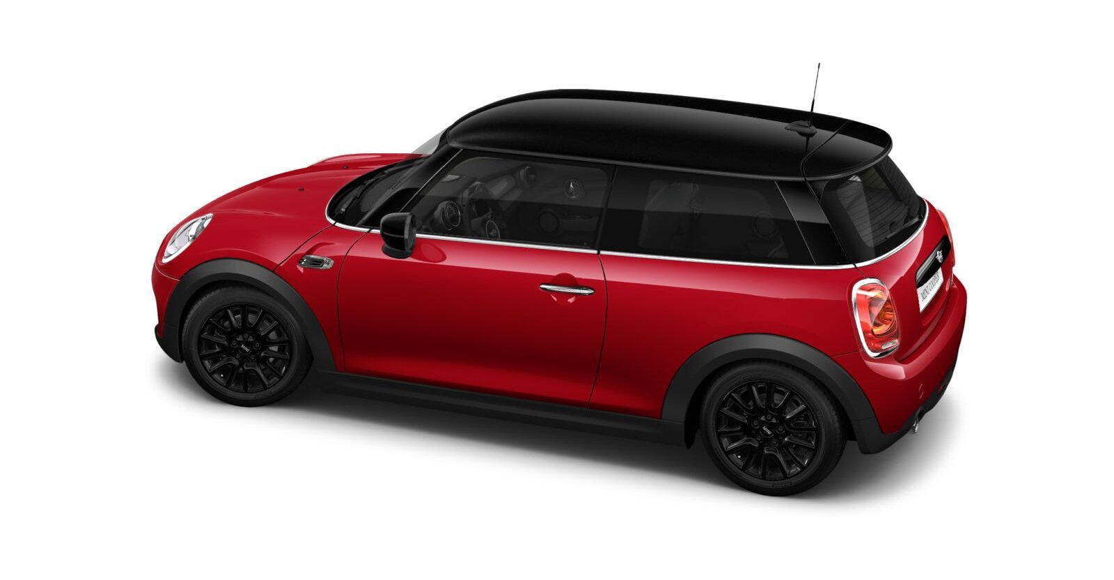 MINI MINI 3-Türer in Rot von hinten