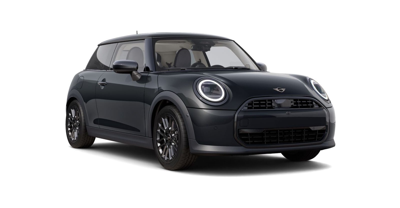 MINI Cooper C in Grau von vorne