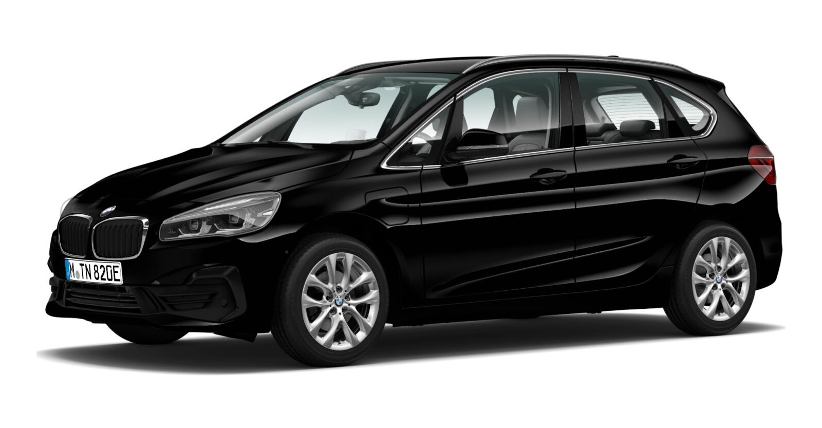 BMW BMW 2er in Schwarz von vorne