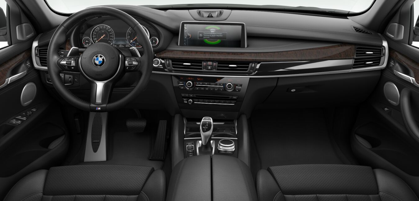BMW BMW X im Innenraum von vorne