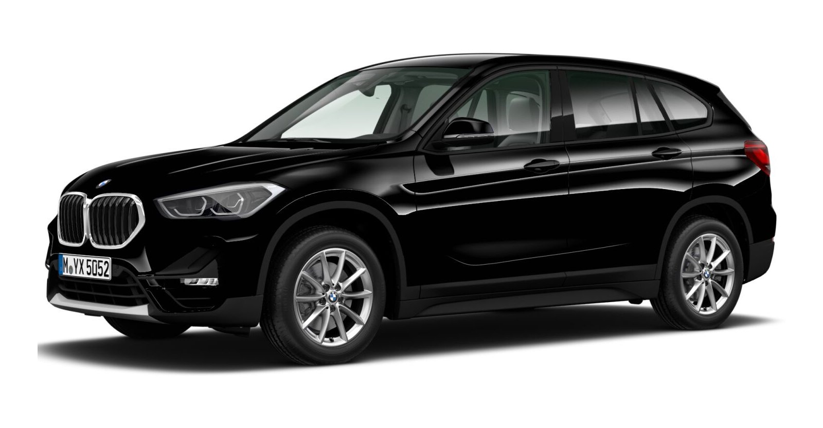 BMW BMW X in Schwarz von vorne