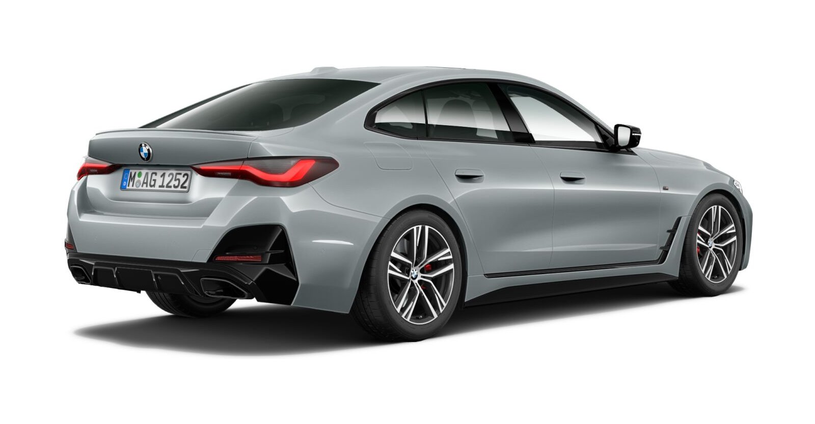 BMW BMW 4er in Grau von hinten BMW BMW 4er in Grau von hinten