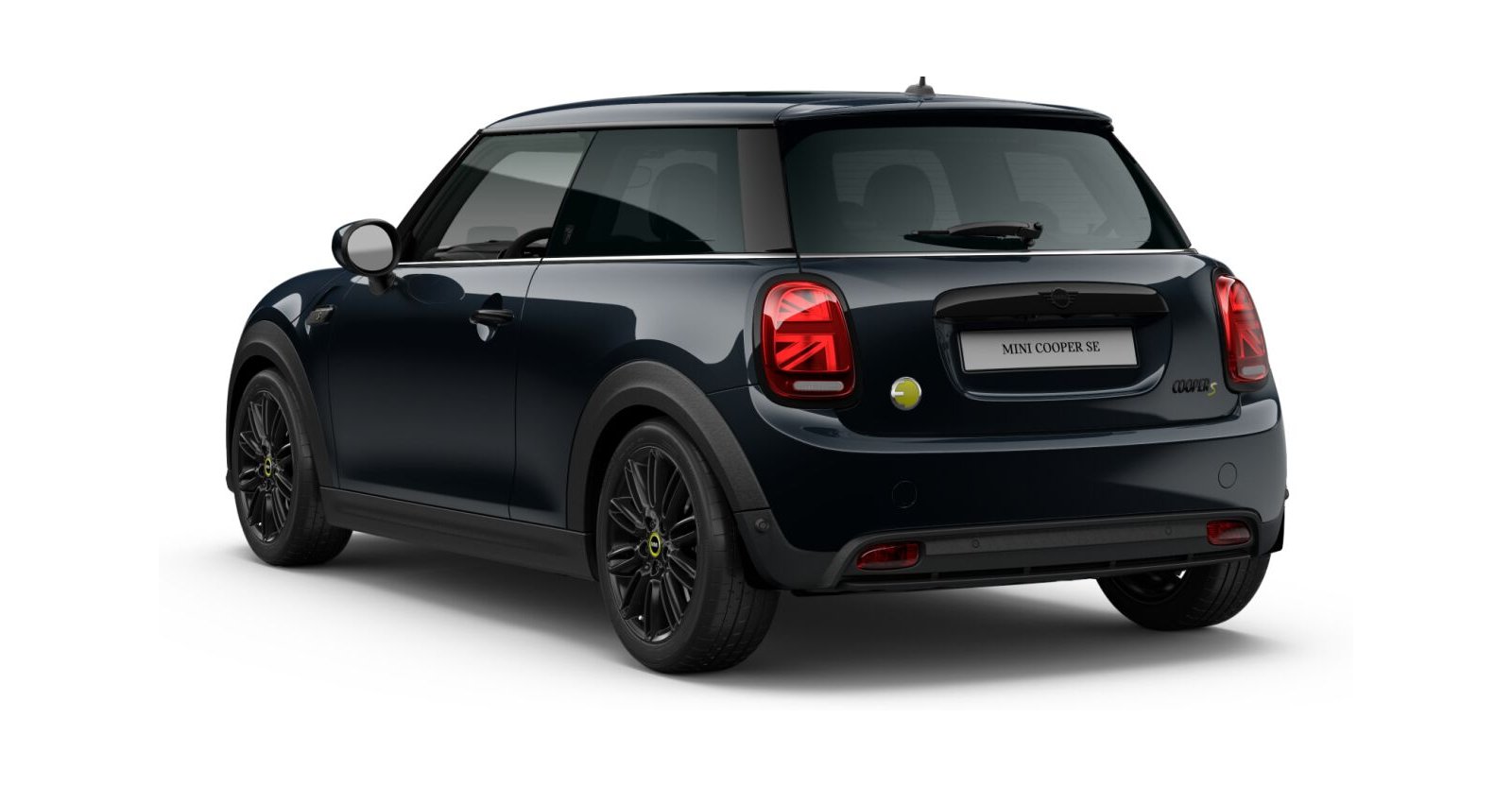 MINI MINI 3-Türer in Schwarz von hinten