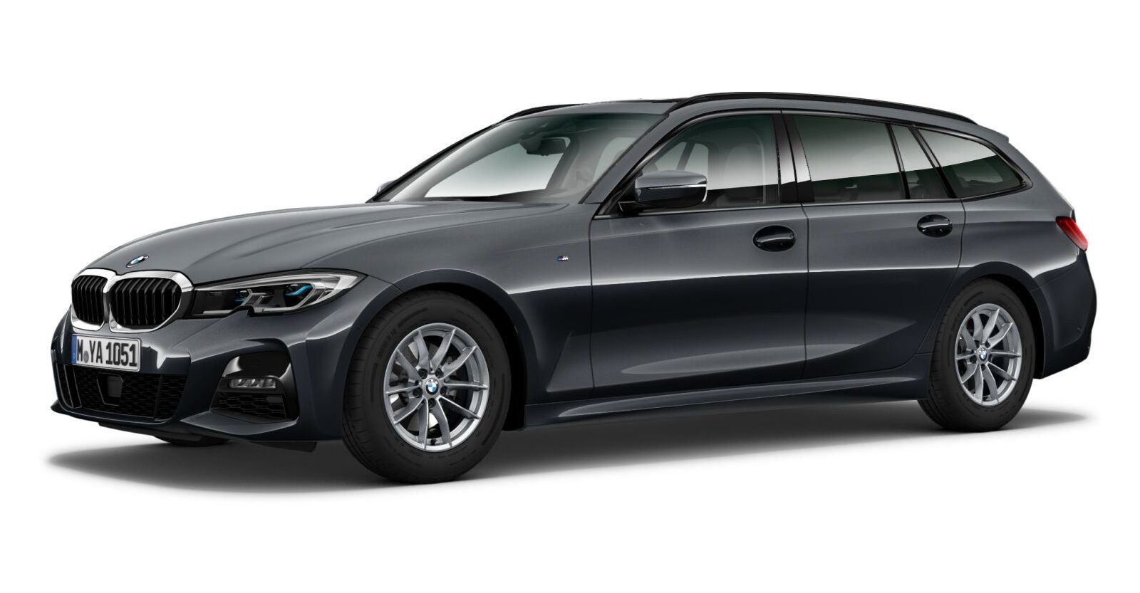 BMW BMW 3er in Grau von vorne BMW BMW 3er in Grau von vorne