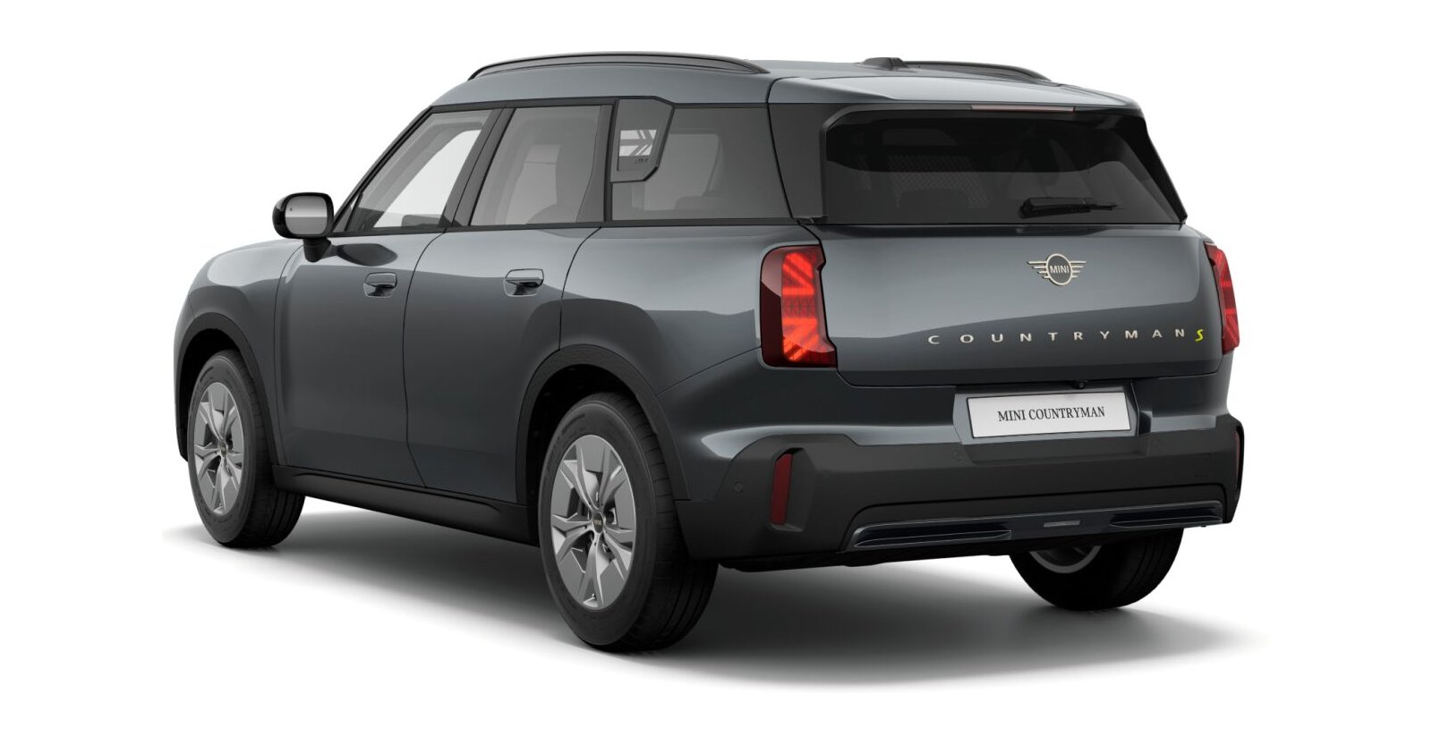 MINI MINI Countryman in Grau von hinten MINI MINI Countryman in Grau von hinten