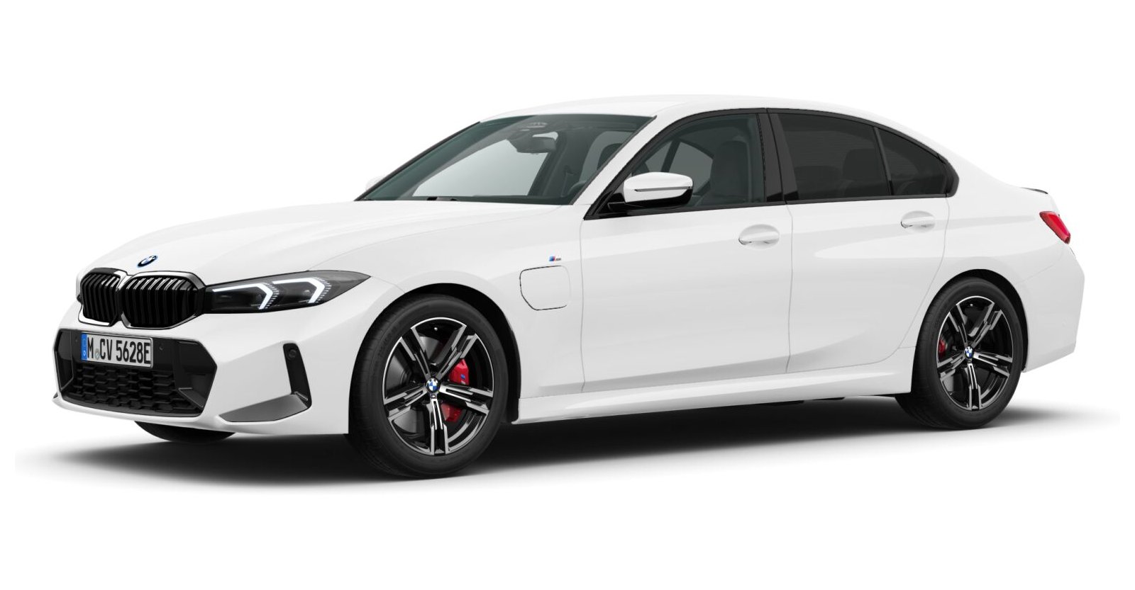 BMW BMW 3er in Weiß von vorne