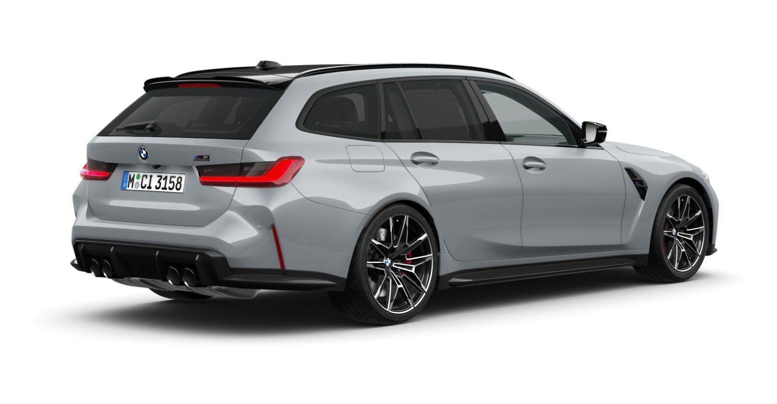 BMW BMW M in Grau von hinten