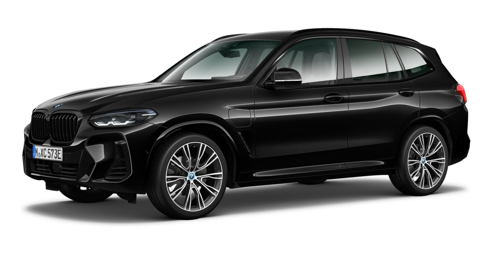BMW BMW X in Schwarz von vorne
