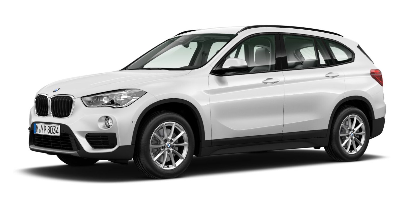 BMW X1 sDrive18i in Weiß von vorne BMW X1 sDrive18i in Weiß von vorne