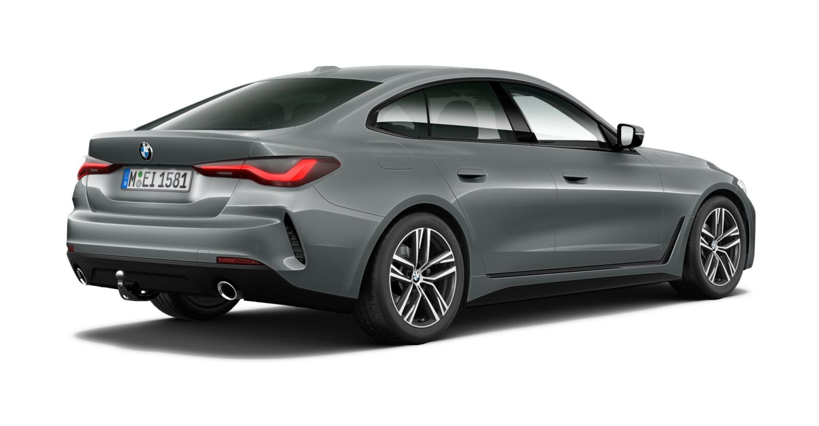 BMW BMW 4er in Grau von hinten BMW BMW 4er in Grau von hinten
