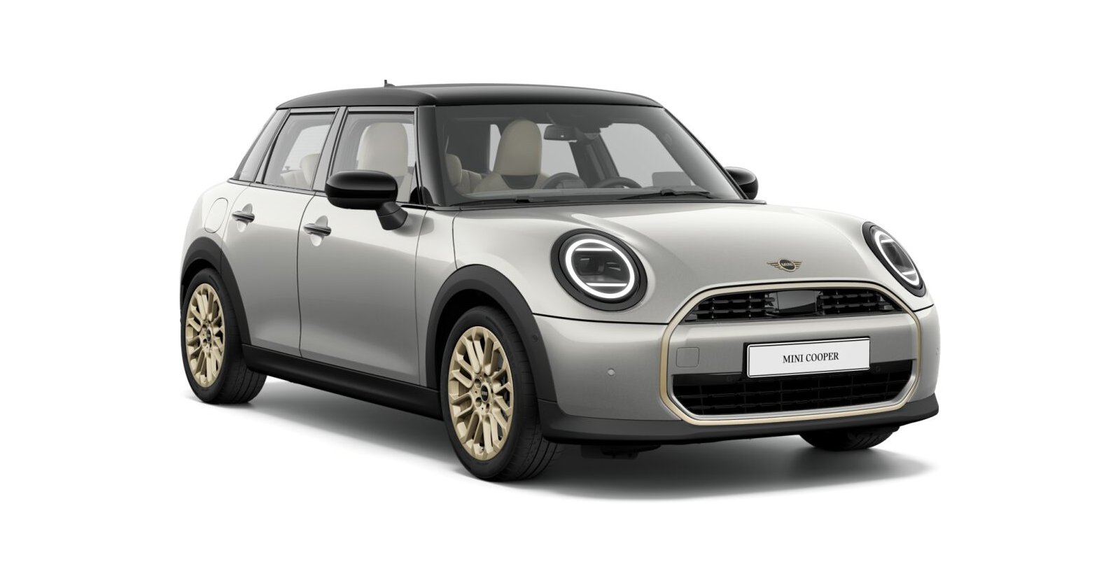 MINI MINI 3-Türer in Silber von vorne MINI MINI 3-Türer in Silber von vorne