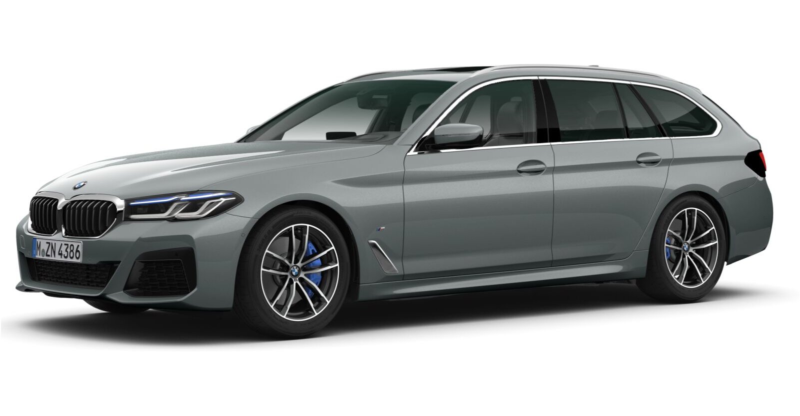 BMW BMW 5er in Grau von vorne BMW BMW 5er in Grau von vorne