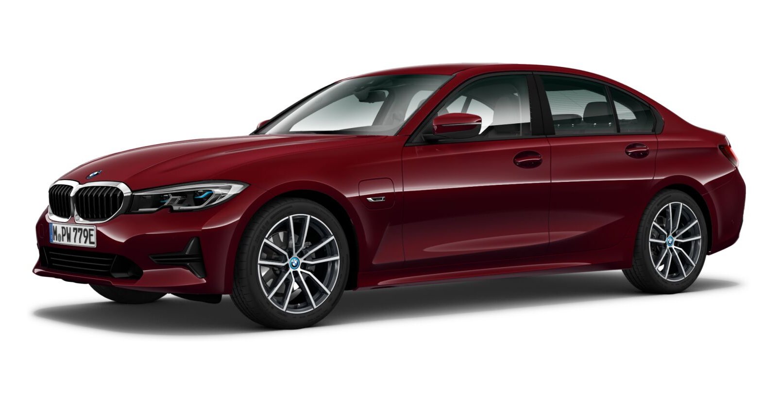 BMW BMW 3er in Rot von vorne BMW BMW 3er in Rot von vorne