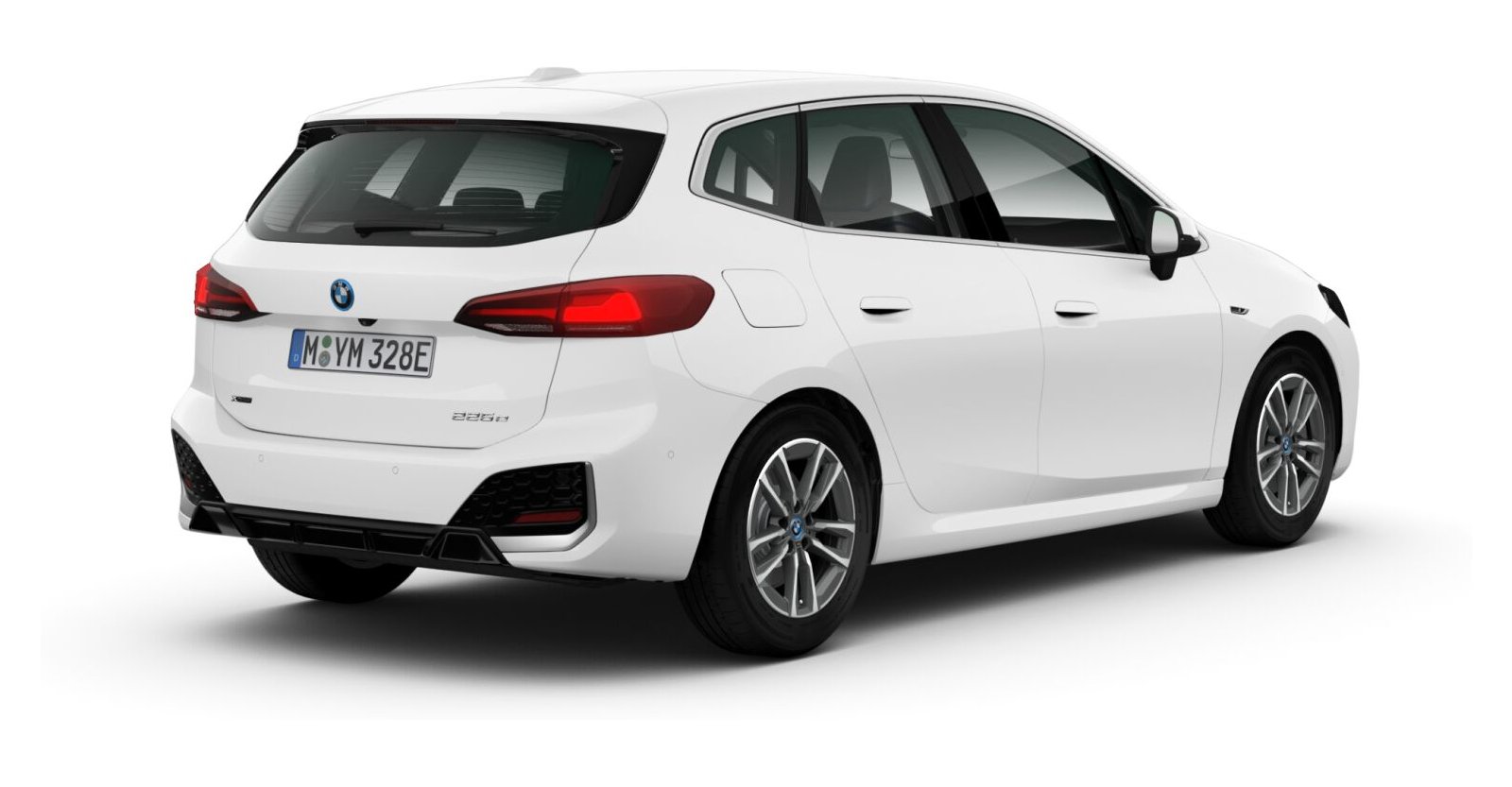 BMW BMW 2er in Weiß von hinten