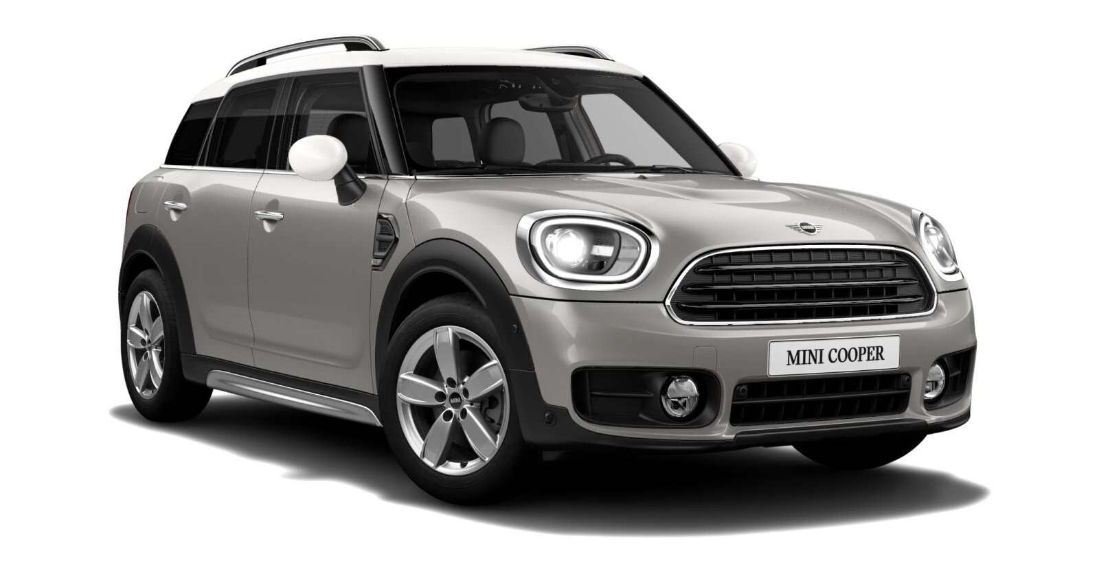 MINI MINI Countryman in Silber von vorne MINI MINI Countryman in Silber von vorne