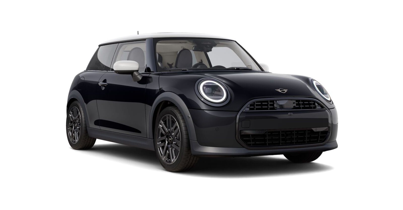 MINI MINI 3-Türer in Schwarz von vorne