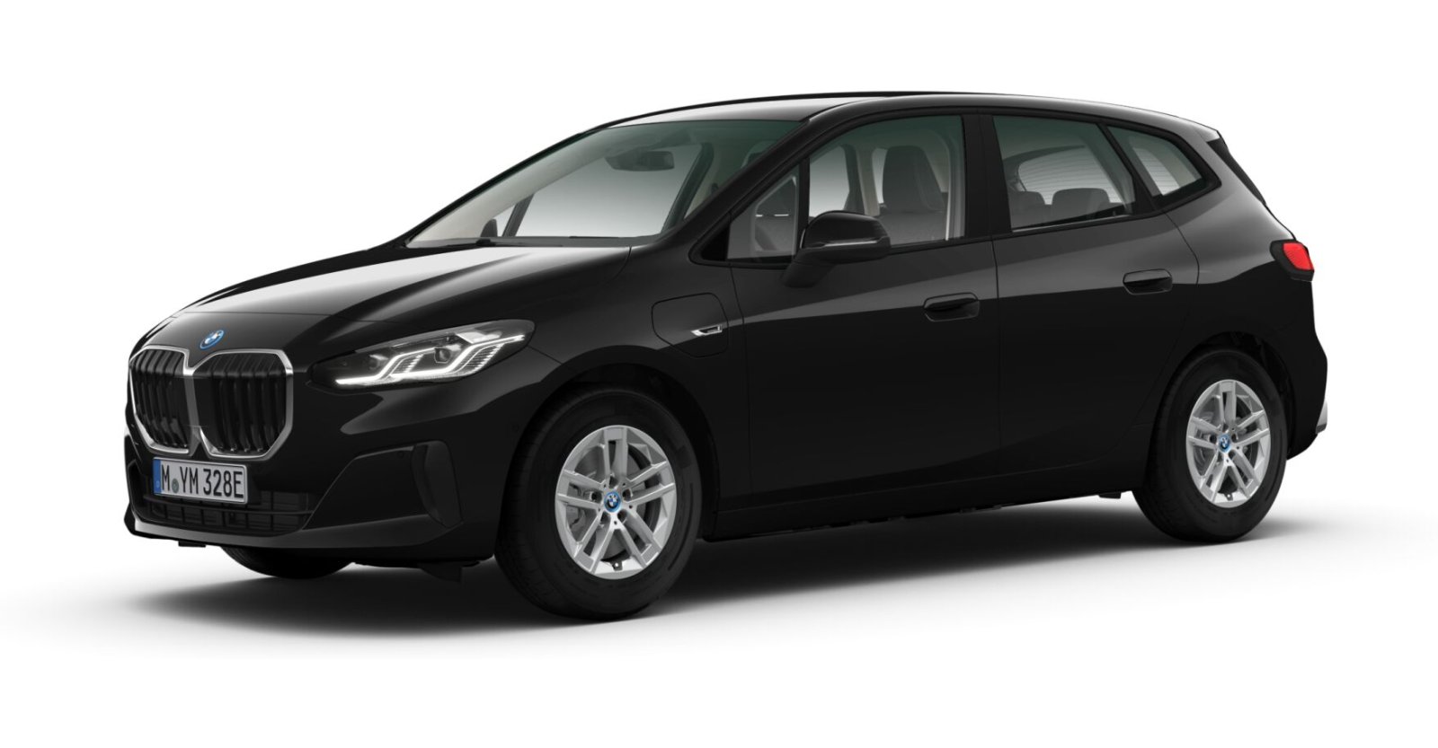 BMW BMW 2er in Schwarz von vorne
