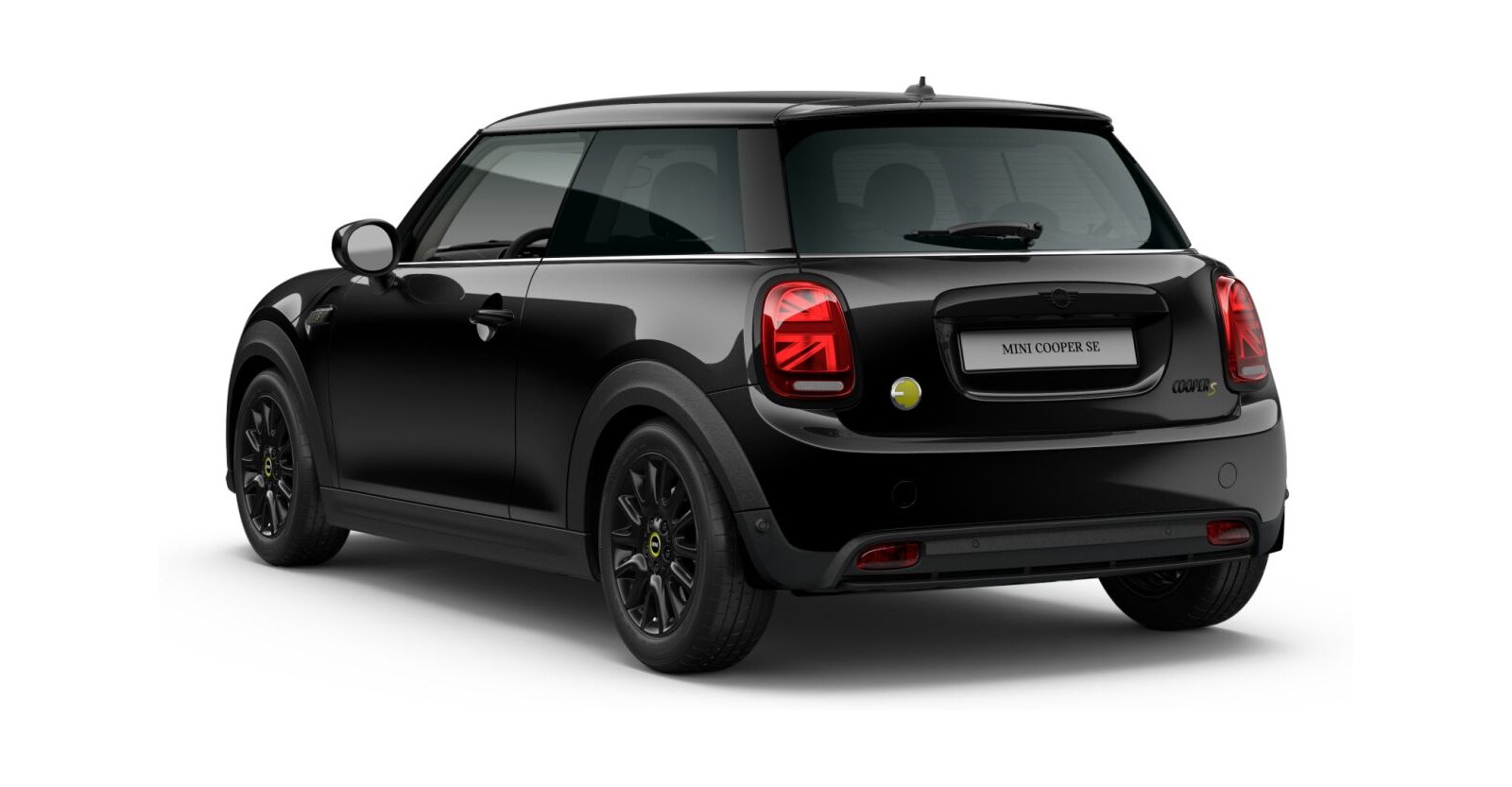 MINI MINI 3-Türer in Schwarz von hinten MINI MINI 3-Türer in Schwarz von hinten