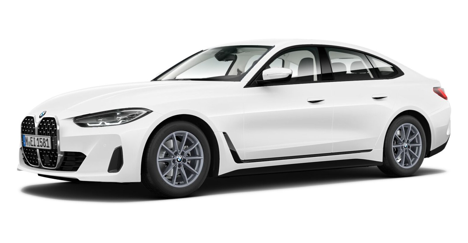BMW BMW 4er in Weiß von vorne