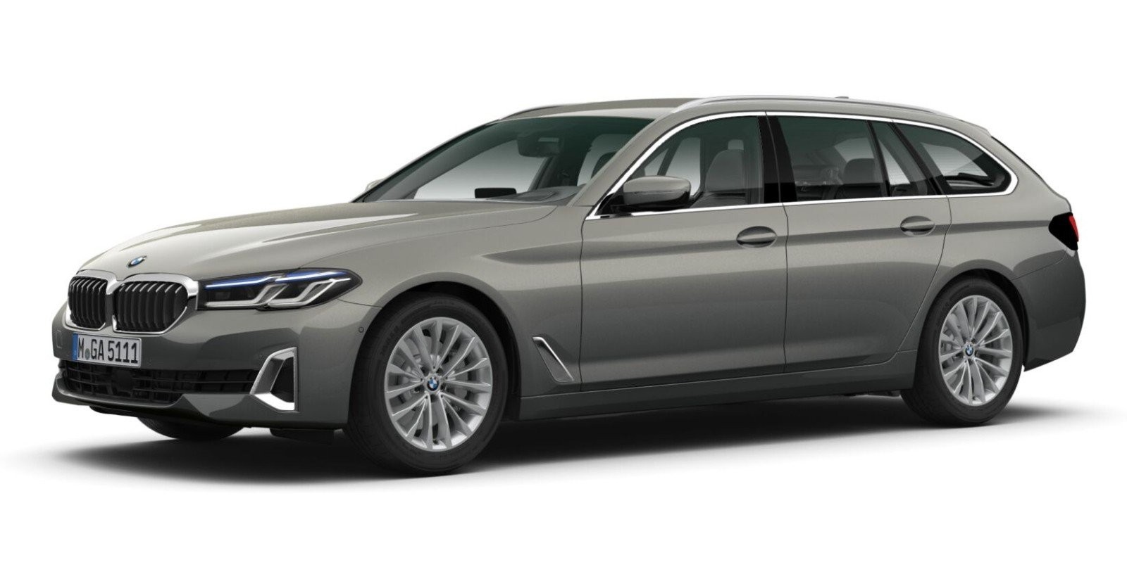 BMW BMW 5er in Grau von vorne BMW BMW 5er in Grau von vorne