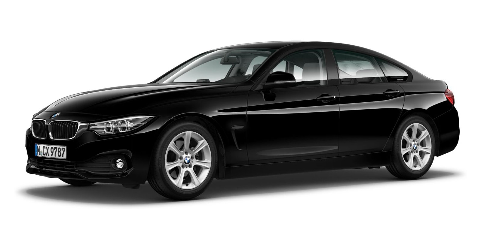 BMW BMW 4er in Schwarz von vorne
