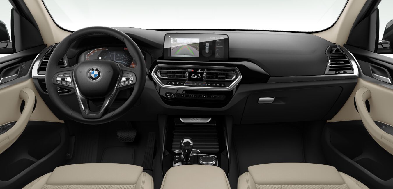 BMW BMW X im Innenraum von vorne