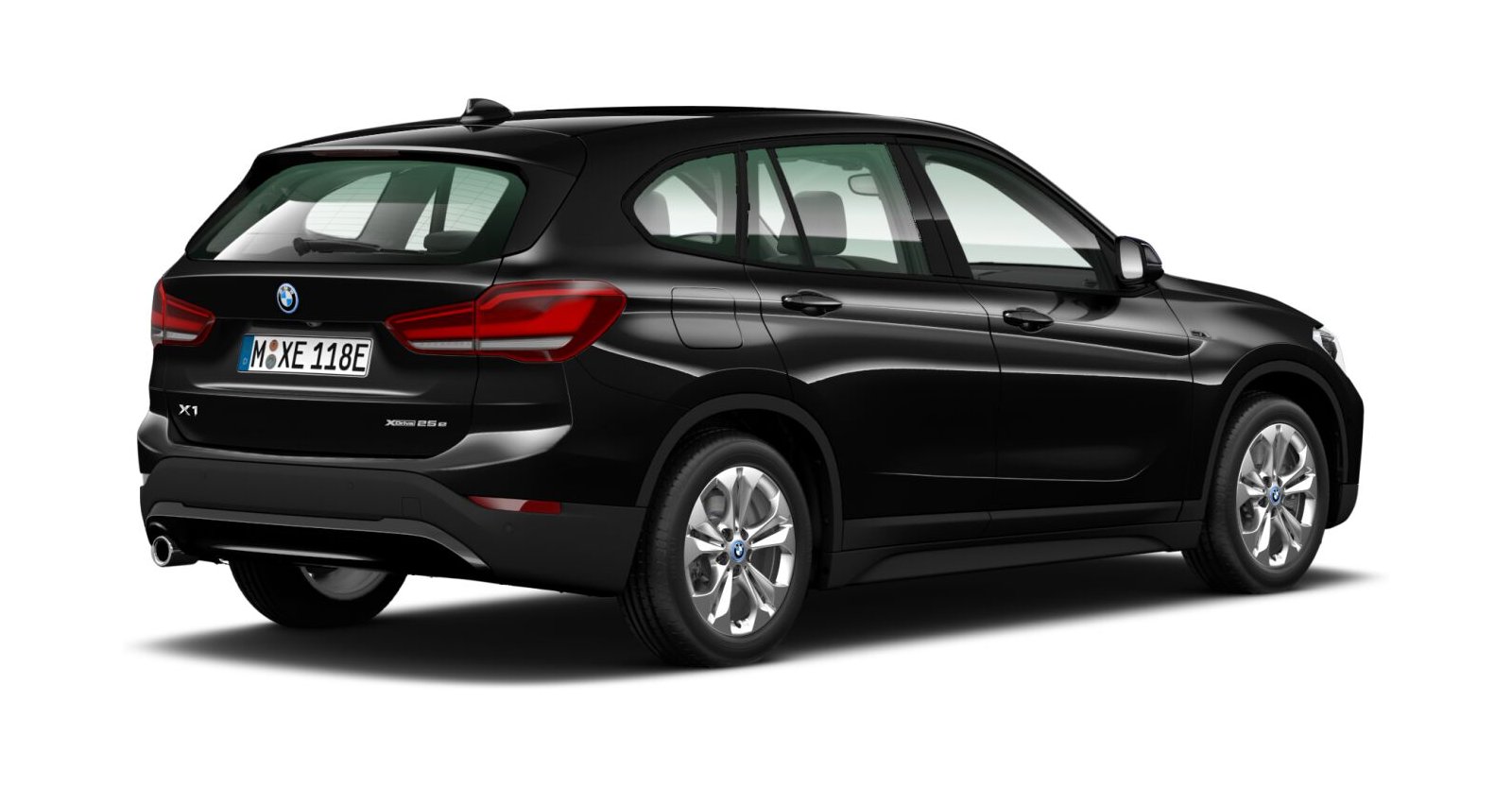 BMW BMW X in Schwarz von hinten BMW BMW X in Schwarz von hinten