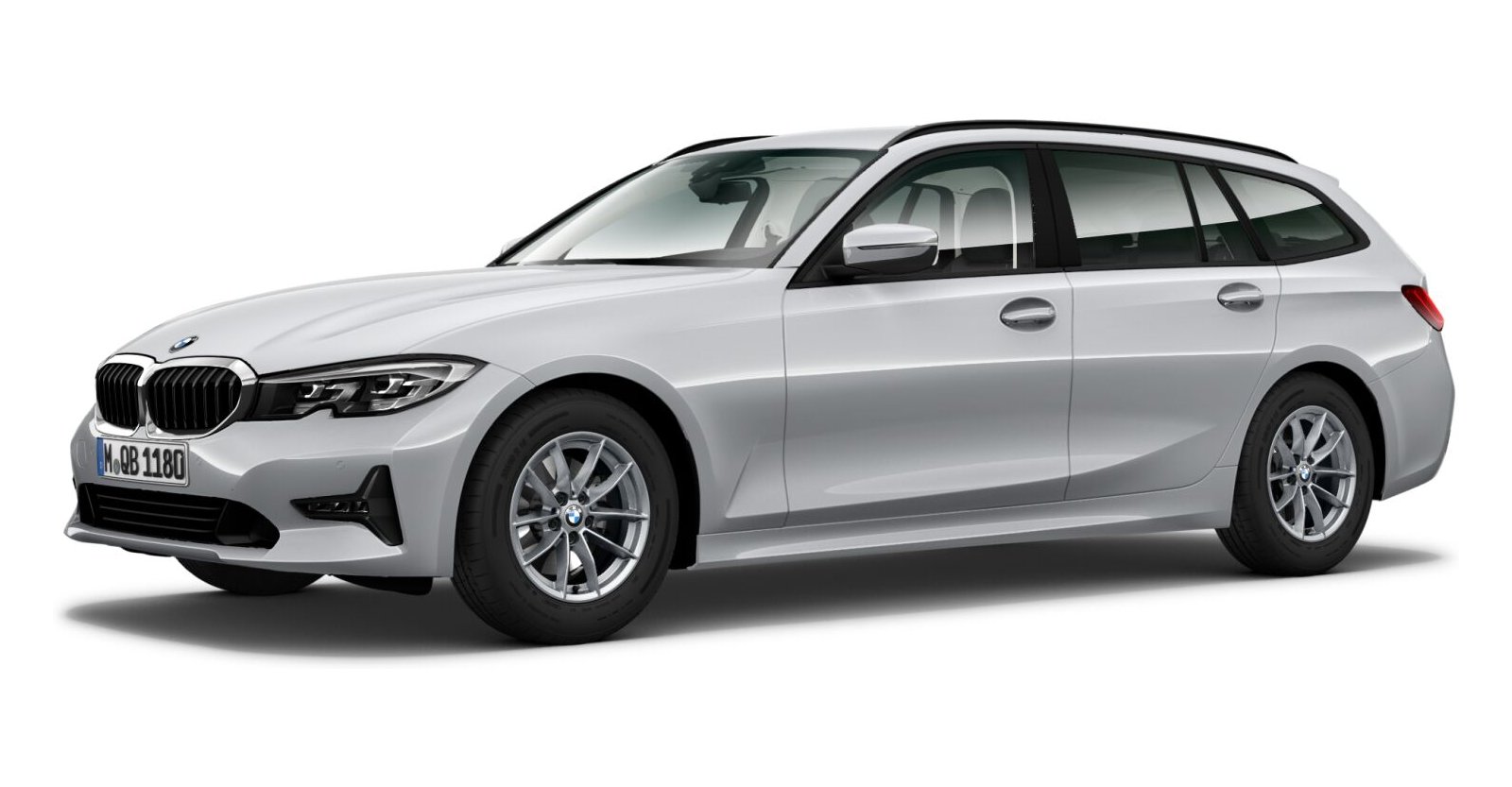 BMW BMW 3er in Silber von vorne